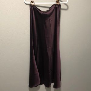 Club Monaco Long Bias Slip Skirt in Purple Size 4